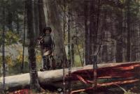 Homer, Winslow - Hunter in the Adirondacks